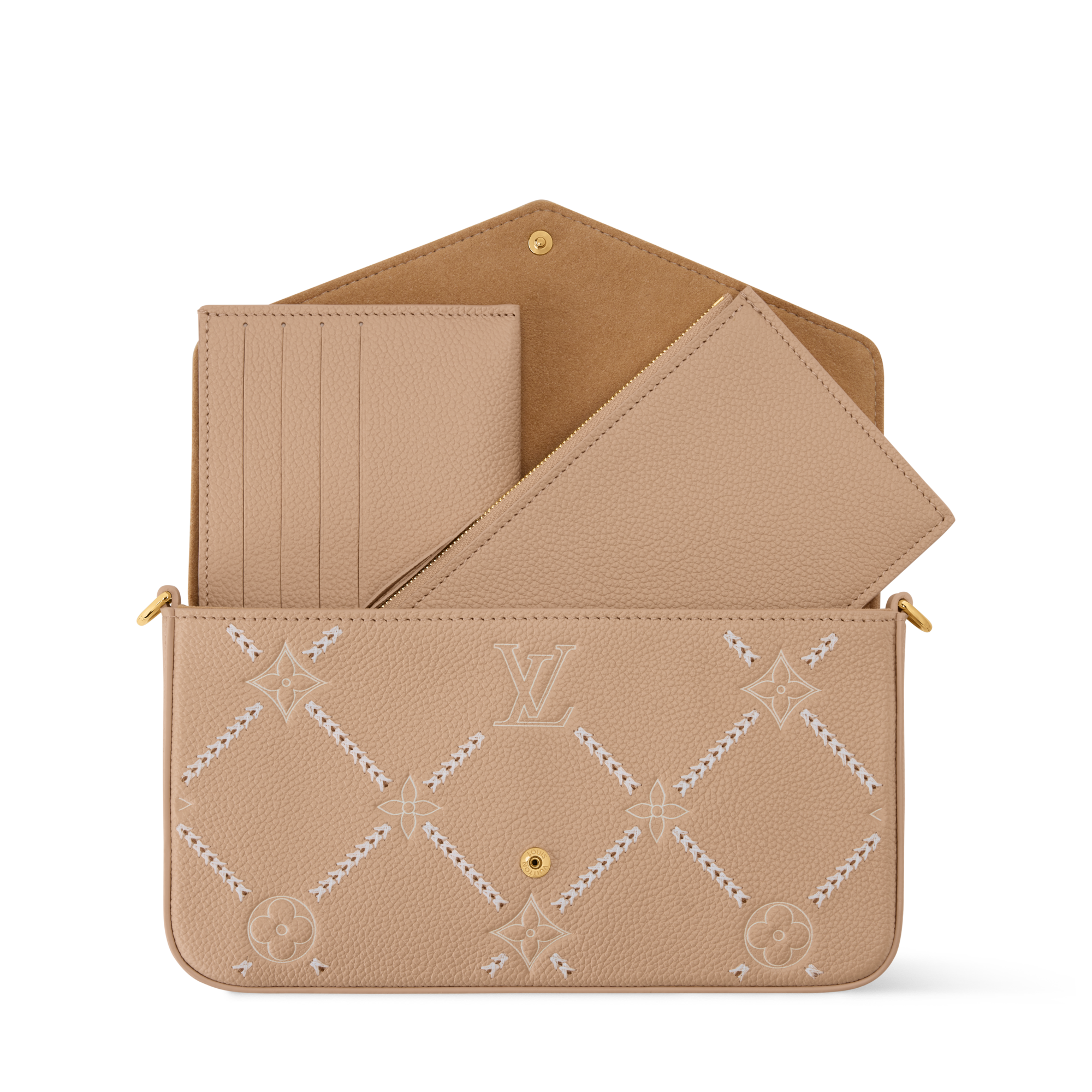 Pochette Félicie Monogram Empreinte Leather - Women - Small